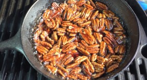 Roasted Pecans on the Grill